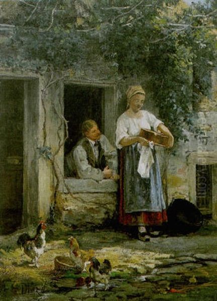 Scene De Genre A La Ferme - view 1