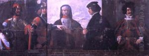Ritratti Commemorativi Di Personaggi Della Famiglia Tisoni by Pietro Damini