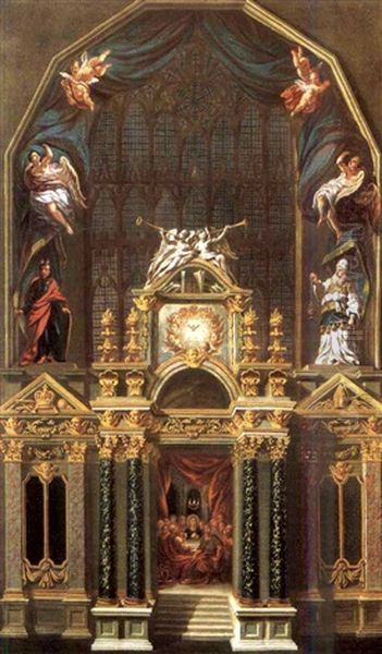 A Design For A High Altar (saint Peter's Ad Arches, Lincoln?) - view 1