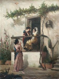 En El Balcon by Joaquin Damis Cortes