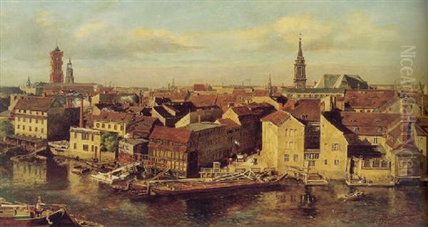 Die Spree Langs Der Stralauer Strasse - view 1