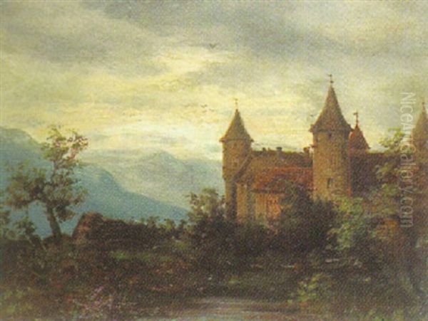 Burg In Gebirgiger Landschaft - view 1