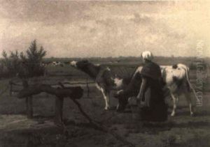 Fermiere Et Ses Vaches Fermiere Et Ses Vaches