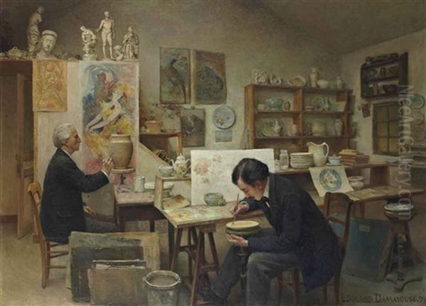 L'artiste Dans Son Atelier - view 1