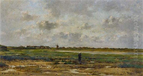 Paysage Avec Moulin A Vent - view 1