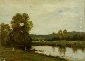 A River Landscape A River Landscape