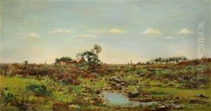 Paysage by Pierre Emmanuel Eugene Damoye