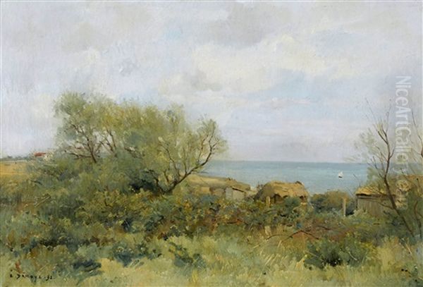 Kustenlandschaft Mit Hutten - view 1