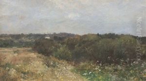 Paysage by Pierre Emmanuel Eugene Damoye