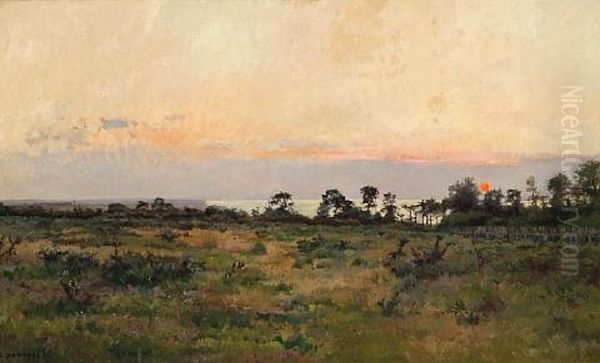 The French Coastline At Sunset - view 1