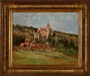 Vue D'un Chateau A La Campagne