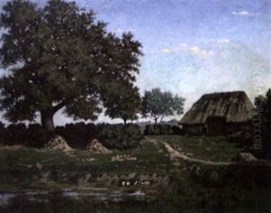 Paysage A La Chaumiere Paysage A La Chaumiere