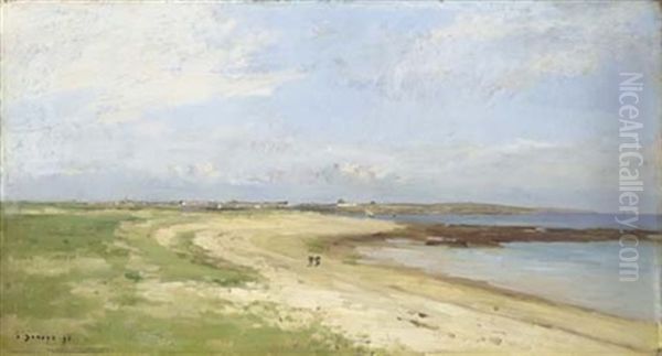 Une Plage Normande A Maree Basse - view 1