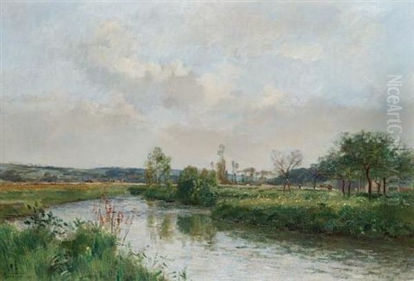A Quiet Backwater At Amiens - view 1