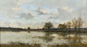 Landschaft Mit See by Pierre Emmanuel Eugene Damoye