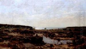 Landscape In Brittany by Pierre Emmanuel Eugene Damoye