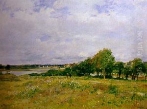 Paysage De Bretagne by Pierre Emmanuel Eugene Damoye