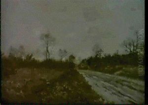 Paysanne Dans La Campagne by Pierre Emmanuel Eugene Damoye
