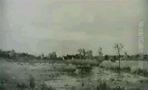 A Marshland With Cottages In The Distance - view 1