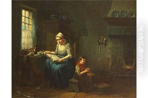 At Twilight by Jan Jacobus Matthijs Damschroeder