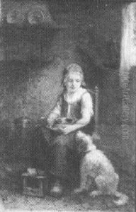 Girl And Dog Girl And Dog