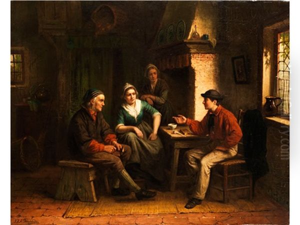 Hollandische Genreszene In Interieur - view 1