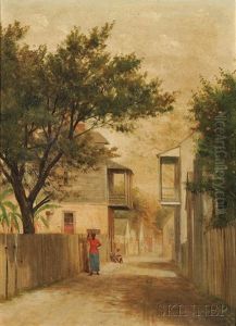 Street Scene, St. Augustine, Florida by Charles Edmund Dana