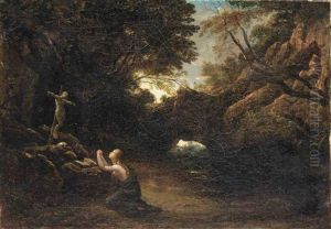 Mary Magdalene In The Desert by Francis Danby