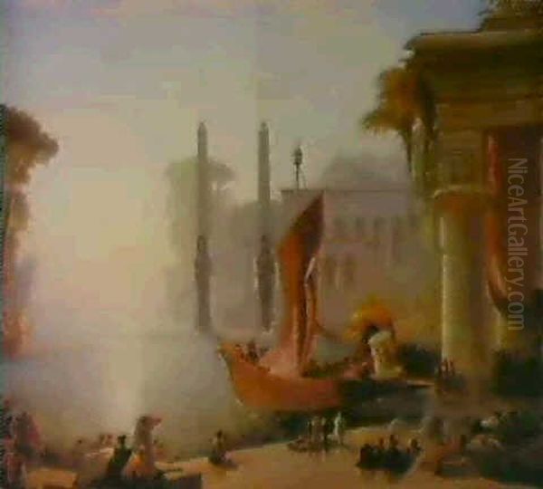 The Embarkation Of Cleopatra On The Cydnus - view 1