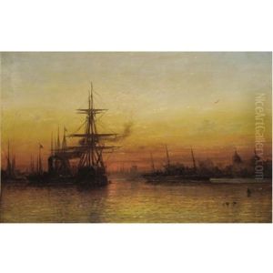 Sunset At Greenwich