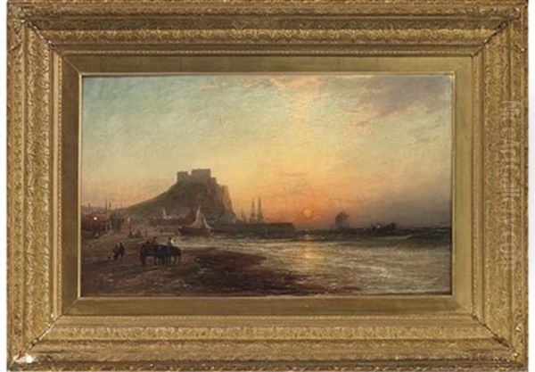 Waiting For The Catch, Sunset - view 1