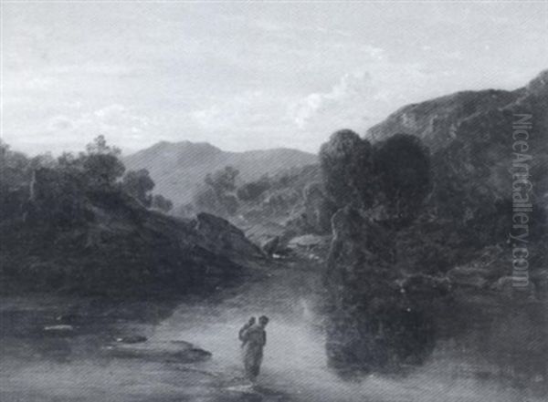 Wading Into The River - view 1