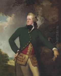 Portrait Of A Gentleman, Traditionally Identified As Mr. John Tomlinson, Three-quarter-length, A Landscape Beyond by Nathaniel Dance Holland (Sir)