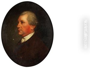 Portrait Of Charles Blair, Bust-length, In A Red Coat And White Jabot