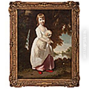 Portrait Of Miss Gee And Her Puppy