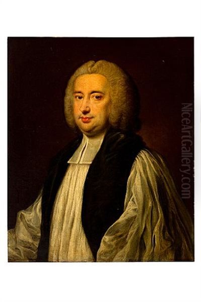 Portrait Of Richard Terrick, Bishop Of London, In Clerical Robes - view 1