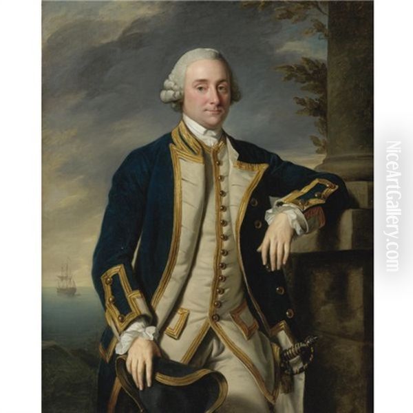 Portrait Of Admiral Sir Hugh Palliser, 1st Bart. - view 1