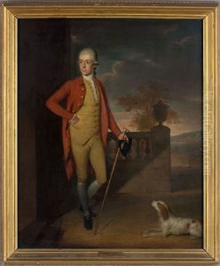 Portrait Of Ronald Crawford by Nathaniel Dance Holland (Sir)