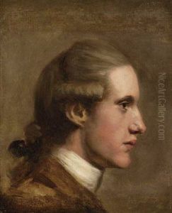 Portrait Of A Gentleman In A Brown Coat by Nathaniel Dance Holland (Sir)