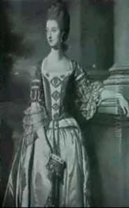 Portrait Of Charlotte Countess Of Abingdon by Nathaniel Dance Holland (Sir)