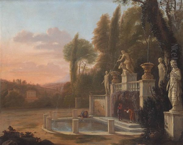 Paesaggio Con Fontana - view 1