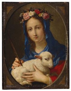 Saint Agnes by Cesare Dandini