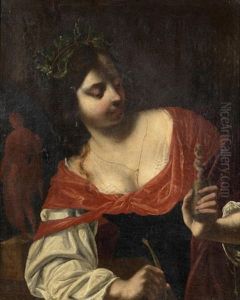 An Allegory Of Sculpture by Cesare Dandini