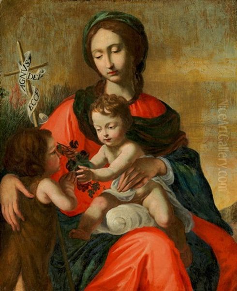 Madonna Mit Jesusknaben Und Johannes Dem Taufer - view 1