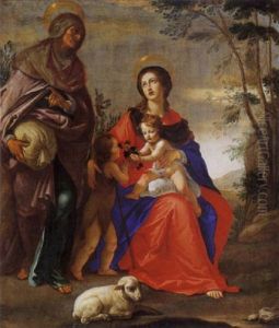 Madonna Col Bambino E I Santi Elisabetta E Giovannino Madonna Col Bambino E I Santi Elisabetta E Giovannino