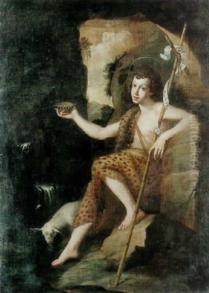 Saint John The Baptist In The Wilderness by Cesare Dandini