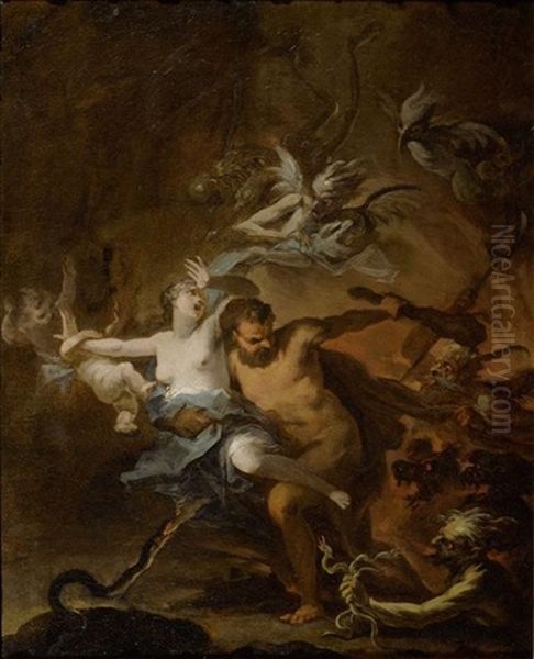 Herkules Rettet Alkestis Von Hades Unterwelt - view 1