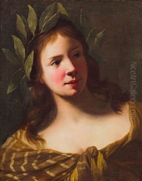 Laura - Junge Dame Mit Lorbeerkranz - view 1