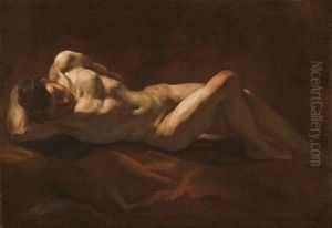 Nudo Disteso (studio) by Pietro Dandini