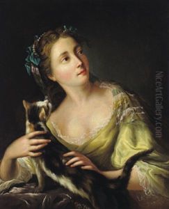Ritratto Di Dama Con Un Gatto: Bildnis Einer Dame Mit Katzchen